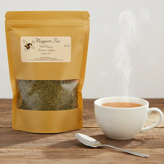 A bag of mugwort tea
