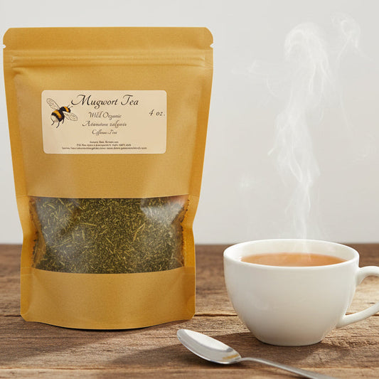 A bag of mugwort tea