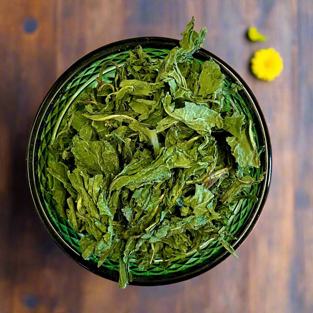 Bowl of Dandelion Leaf Tea