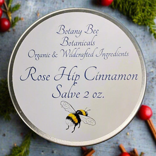 Organic Rose Hip, Cinnamon Salve with Vitamin E