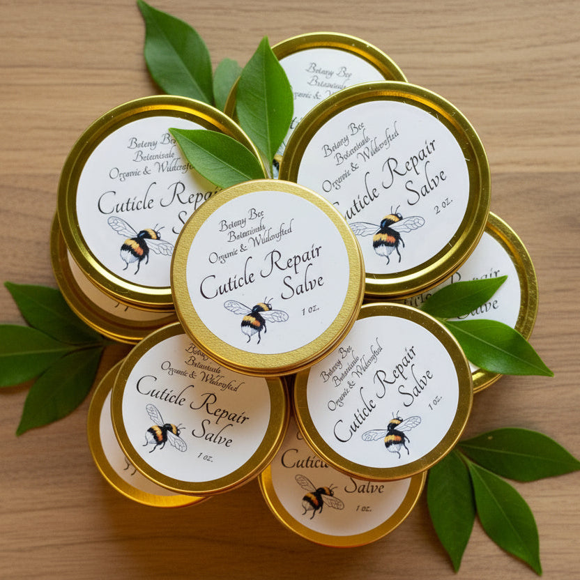 A stack of cuticle salves