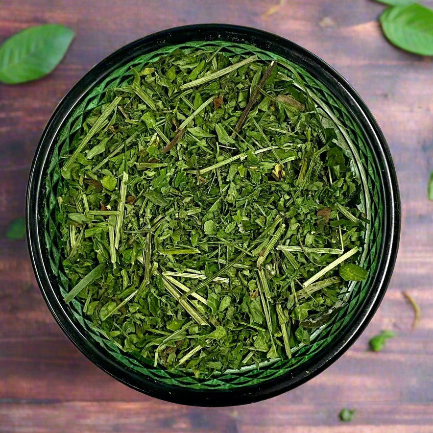 Cleavers Plant Shredded