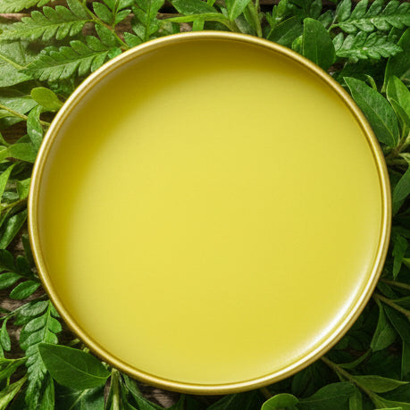 Cranky Skin Soothing Salve in open container