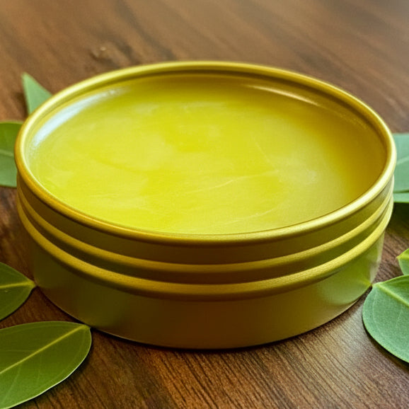Open Tin of Cuticle Salve