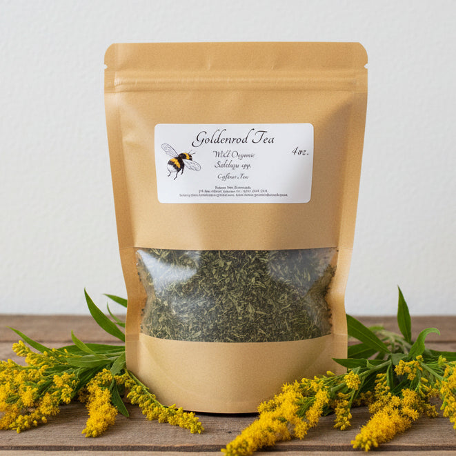 A bag of goldenrod tea