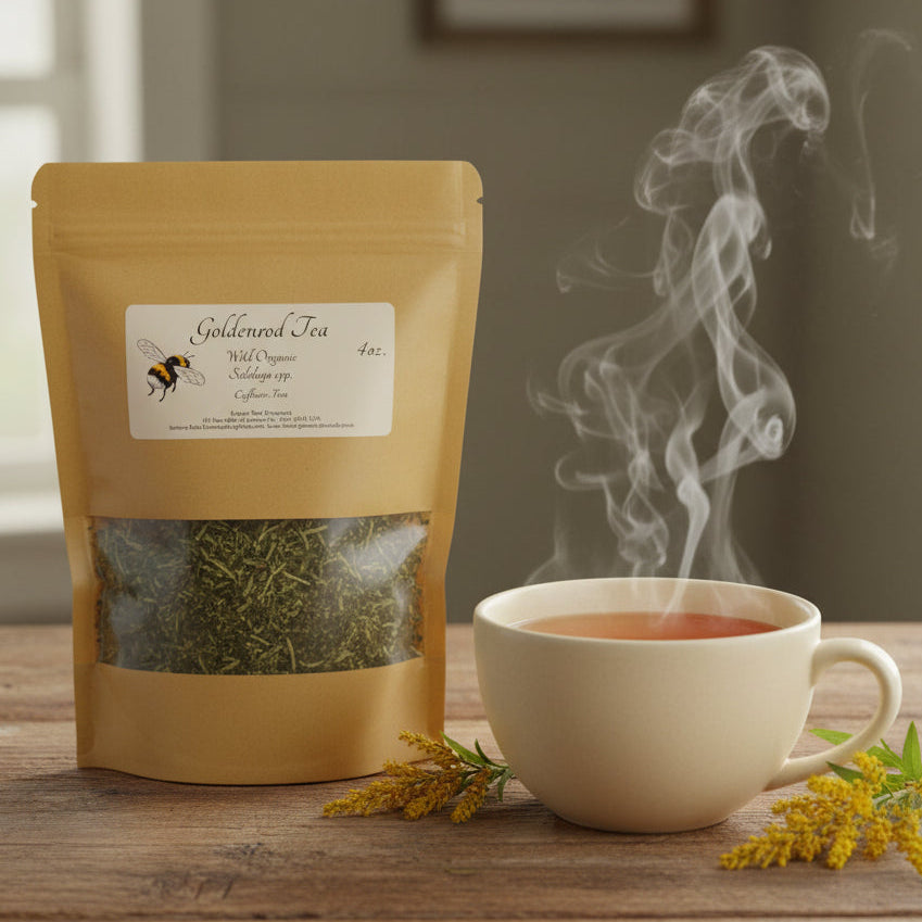A cup of goldenrod tea