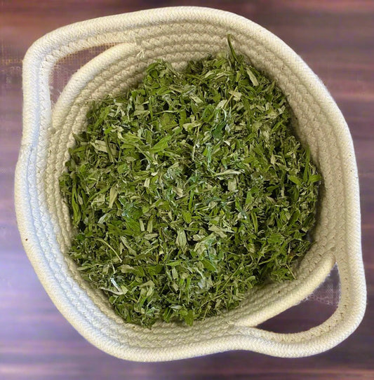 Mugwort, Artemisia vulgaris, Wild Organic, Shredded for Tea