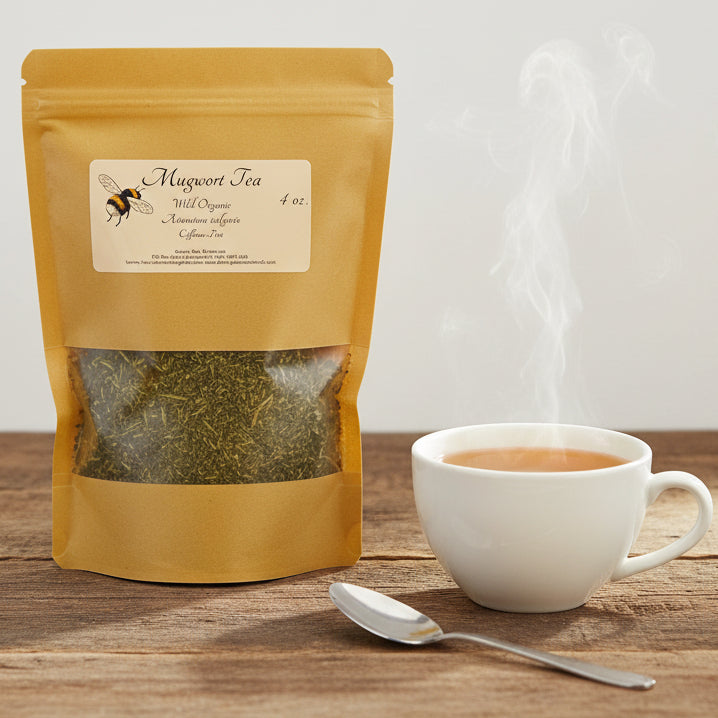 A bag of mugwort tea