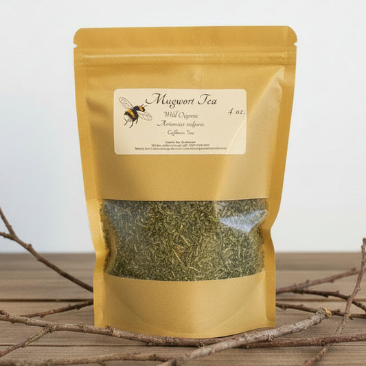 A bag of mugwort tea