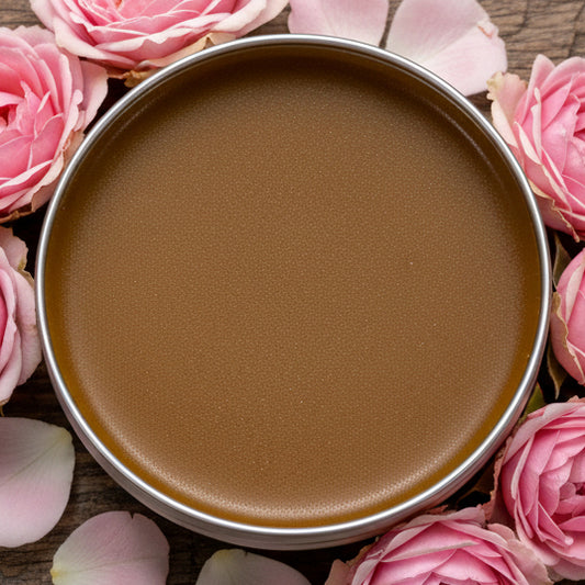 Rosehip Cinnamon Salve Open Container
