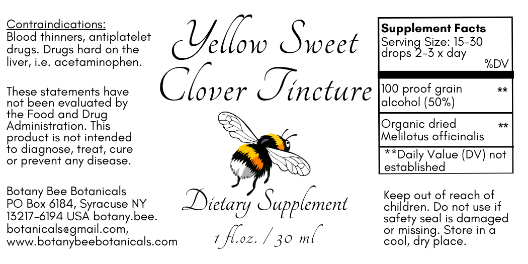 Yellow Sweet Clover Tincture