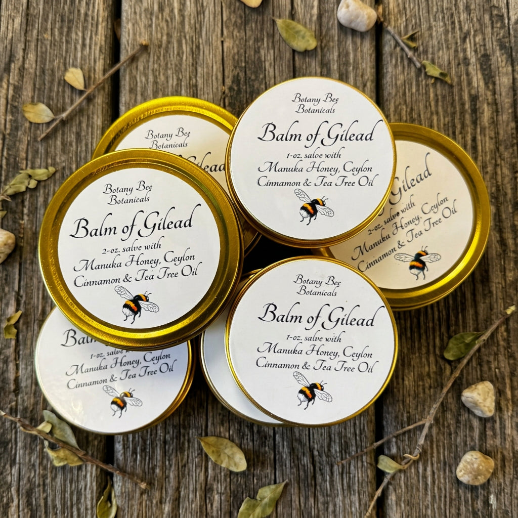 Balm of Gilead Salve with Manuka Honey-Cinnamon-Tea Tree