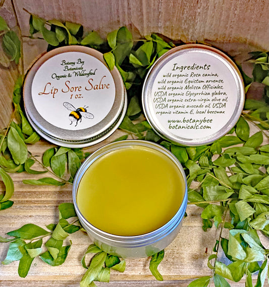 Organic Manuka Honey Cold Sore Salve, Rose Hips, Lemon Balm, Licorice, Horsetail