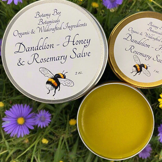 Dandelion Honey Rosemary Salve Sizes
