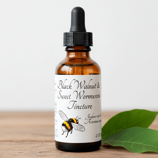 Black Walnut & Wormwood Tincture, Traditional Cleanse Support