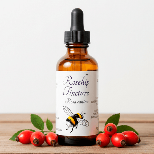 Rosehip Tincture, Wild Organic Herbal Extract