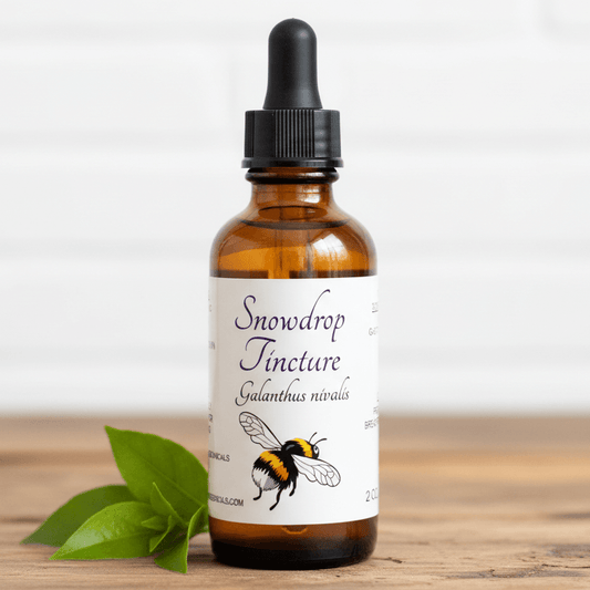 snowdrop tincture bottle