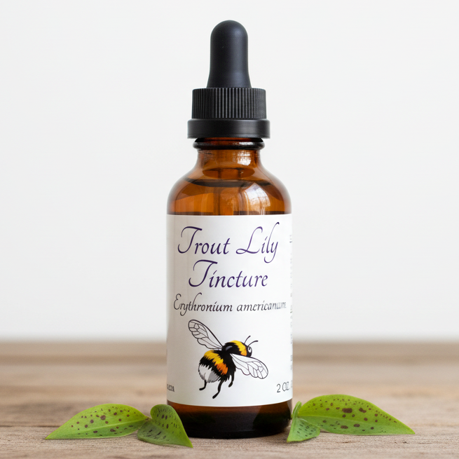 Trout Lily Tincture Label